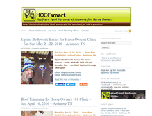 Tablet Screenshot of hoof-smart.com